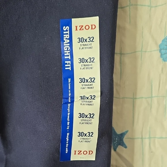 Izod Navy Dress Pants - Picture 4 of 6